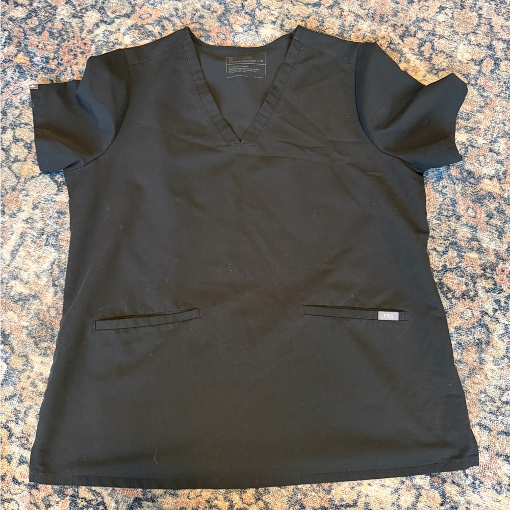Figs Black Technical Collection Scrub Set
